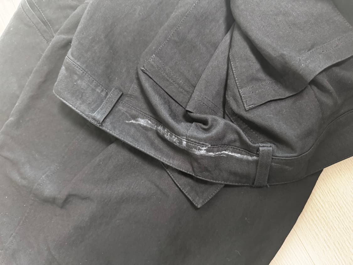 비긴202 나이코마 투턱팬츠 블랙 상품이미지2