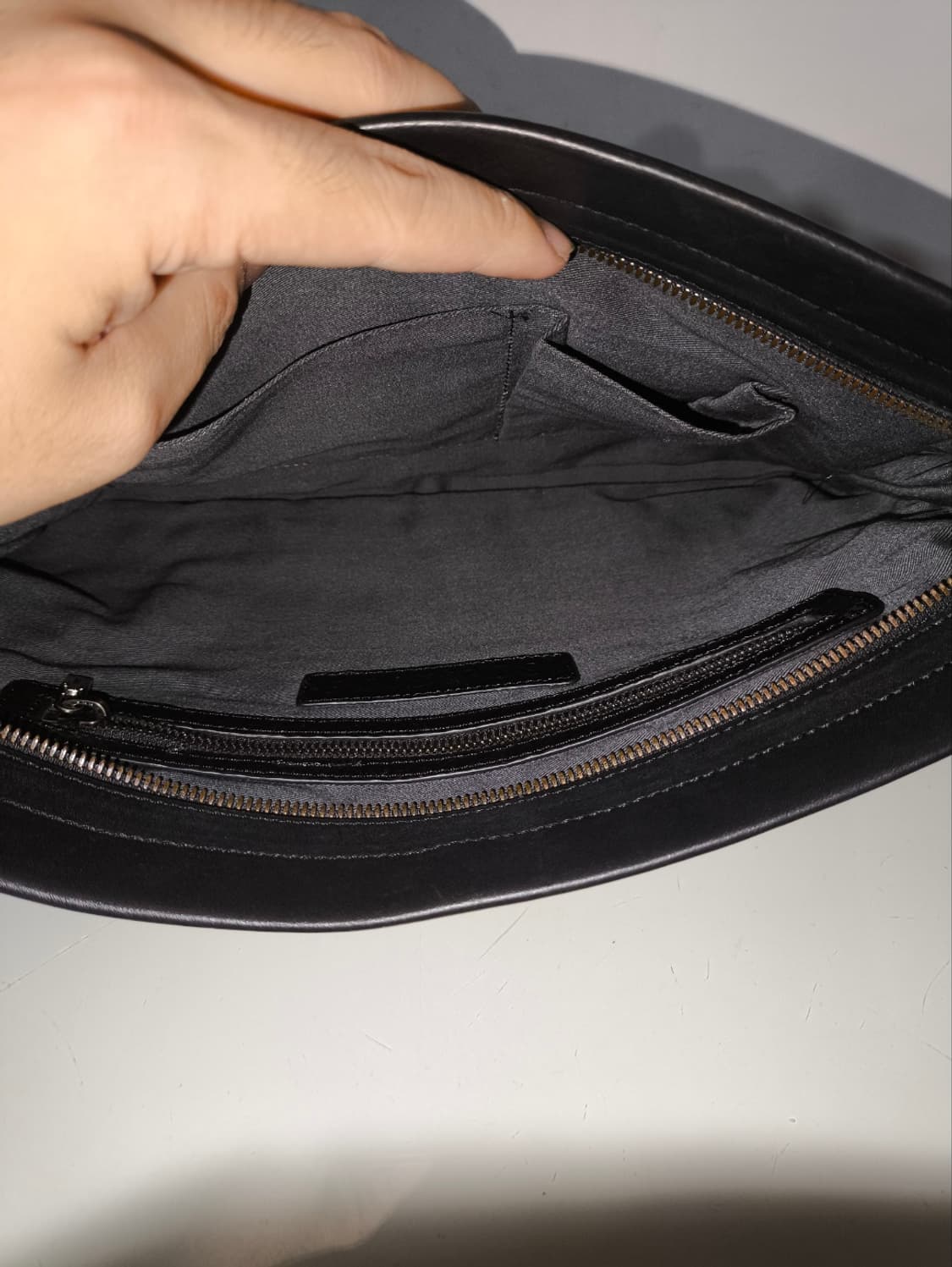 쿠론 천연가죽 클러치백 상품이미지5