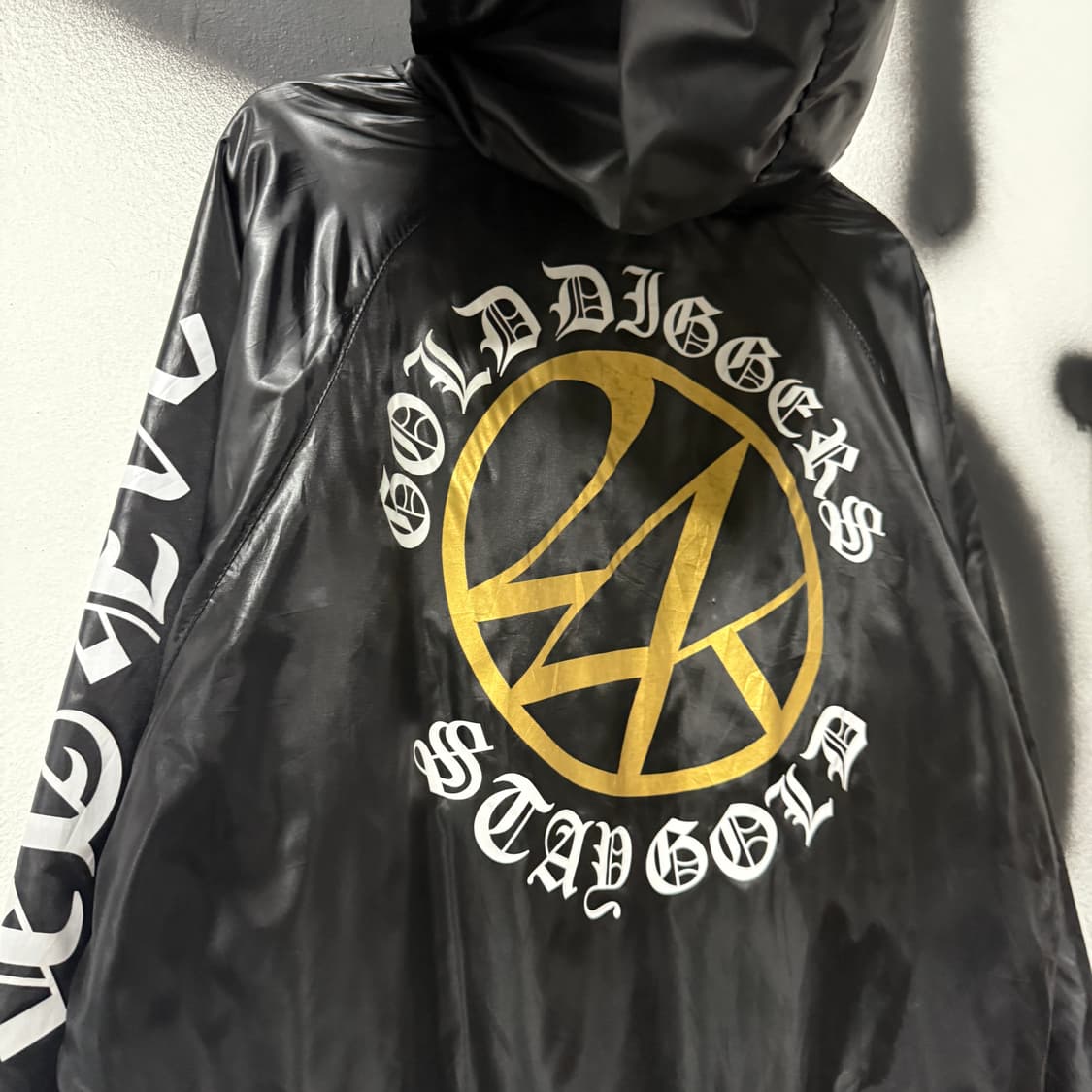 24 Karats Gold 빅 사이즈 우븐 윈드브레이커 자켓 상품이미지6