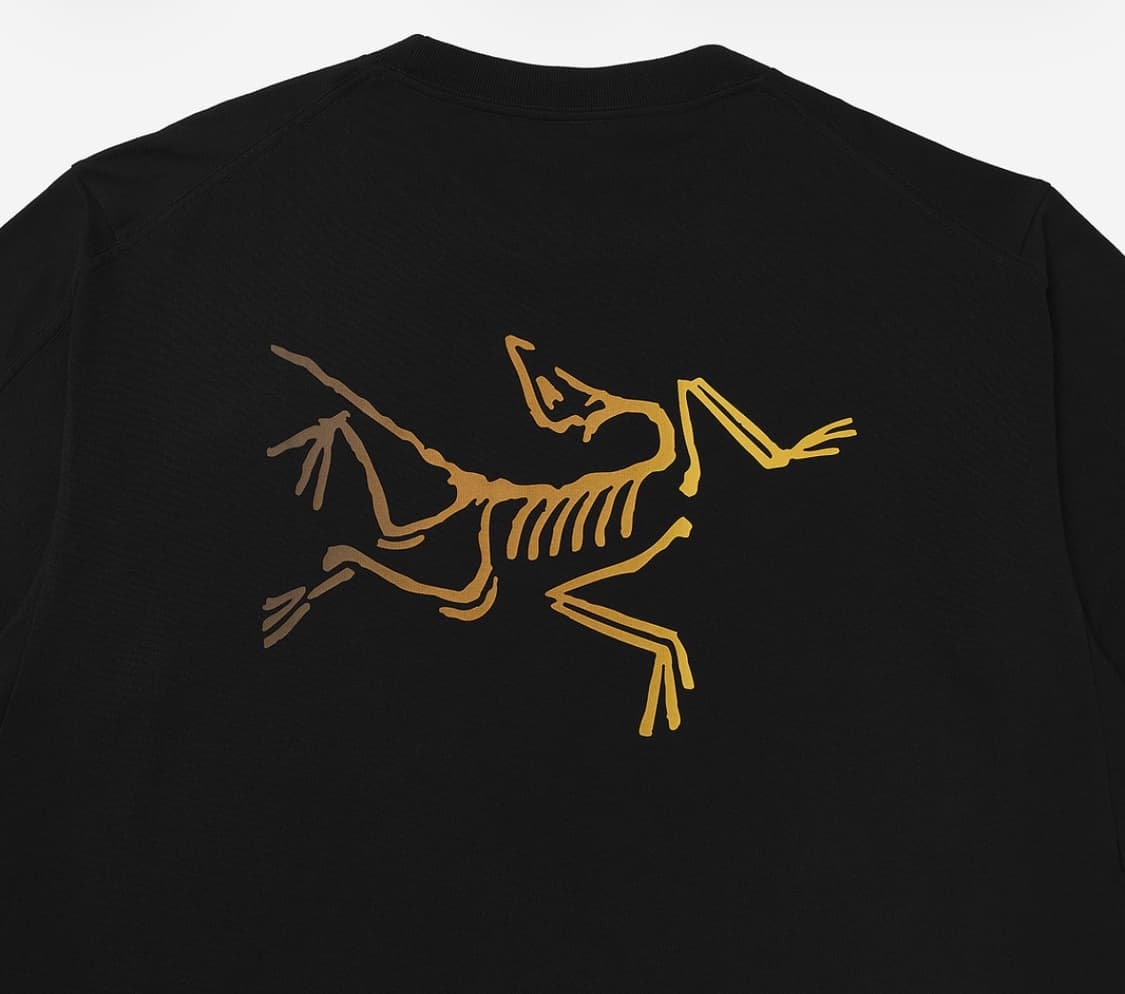 아크테릭스 크래그 코튼 로고 SS 티셔츠 24K 블랙 상품이미지3