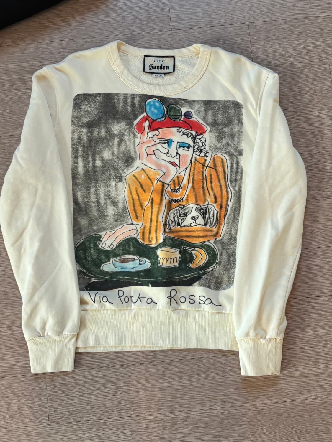 구찌 가든 Via Porta Rossa 맨투맨 M(이탈리아) 상품이미지1