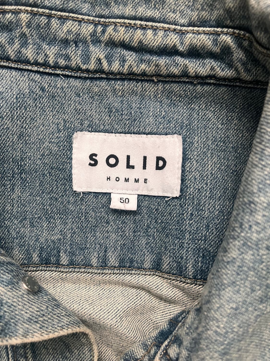 솔리드옴므 데님자켓50 청자켓 상품이미지2