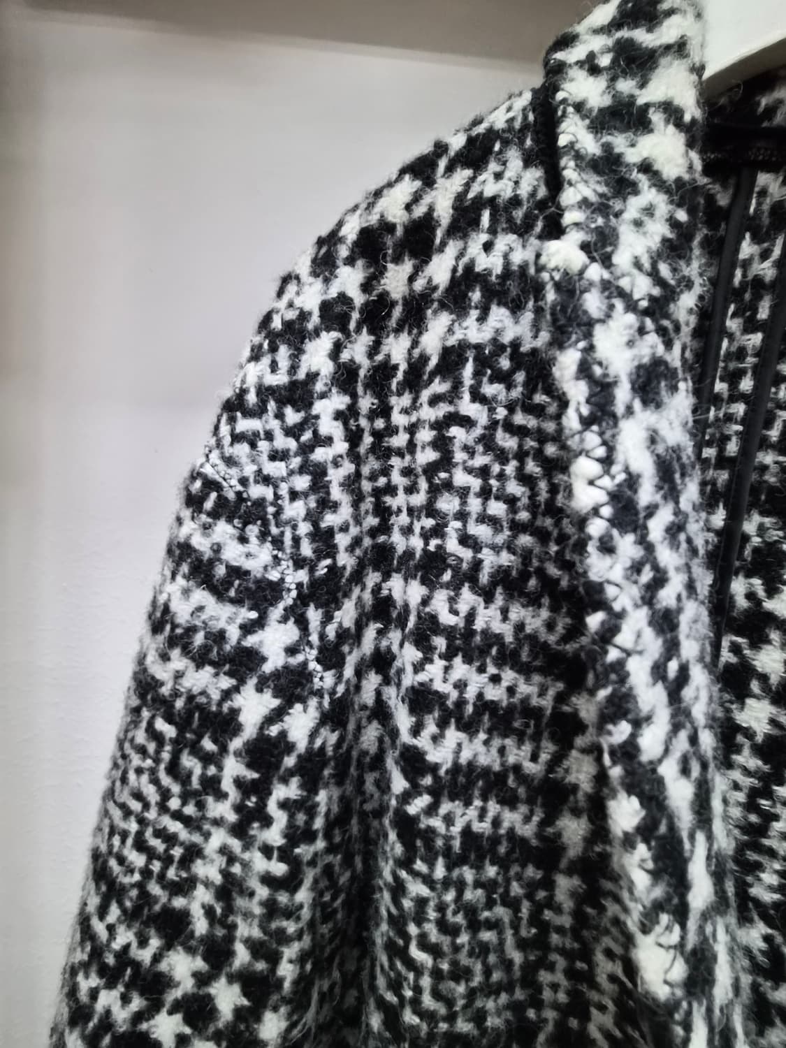 블루밍 울알파카  하운드투스 체크코트 상품이미지6