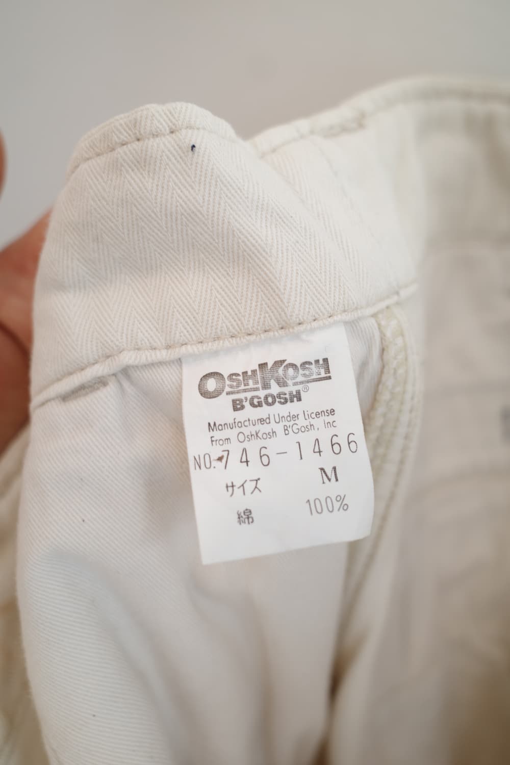 OSHKOSH 오시코시 헤링본 코튼 카고 팬츠 (31인치) 상품이미지4