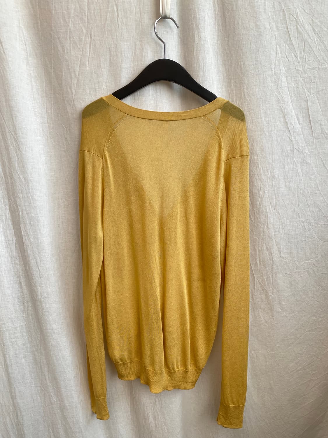 UNIQLO 옐로우 베이직 가디건(XL) 상품이미지9