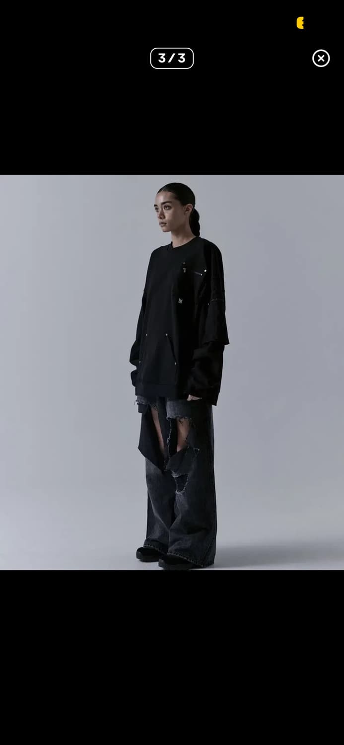 트리밍버드 멀티포켓 맨투맨 상품이미지3