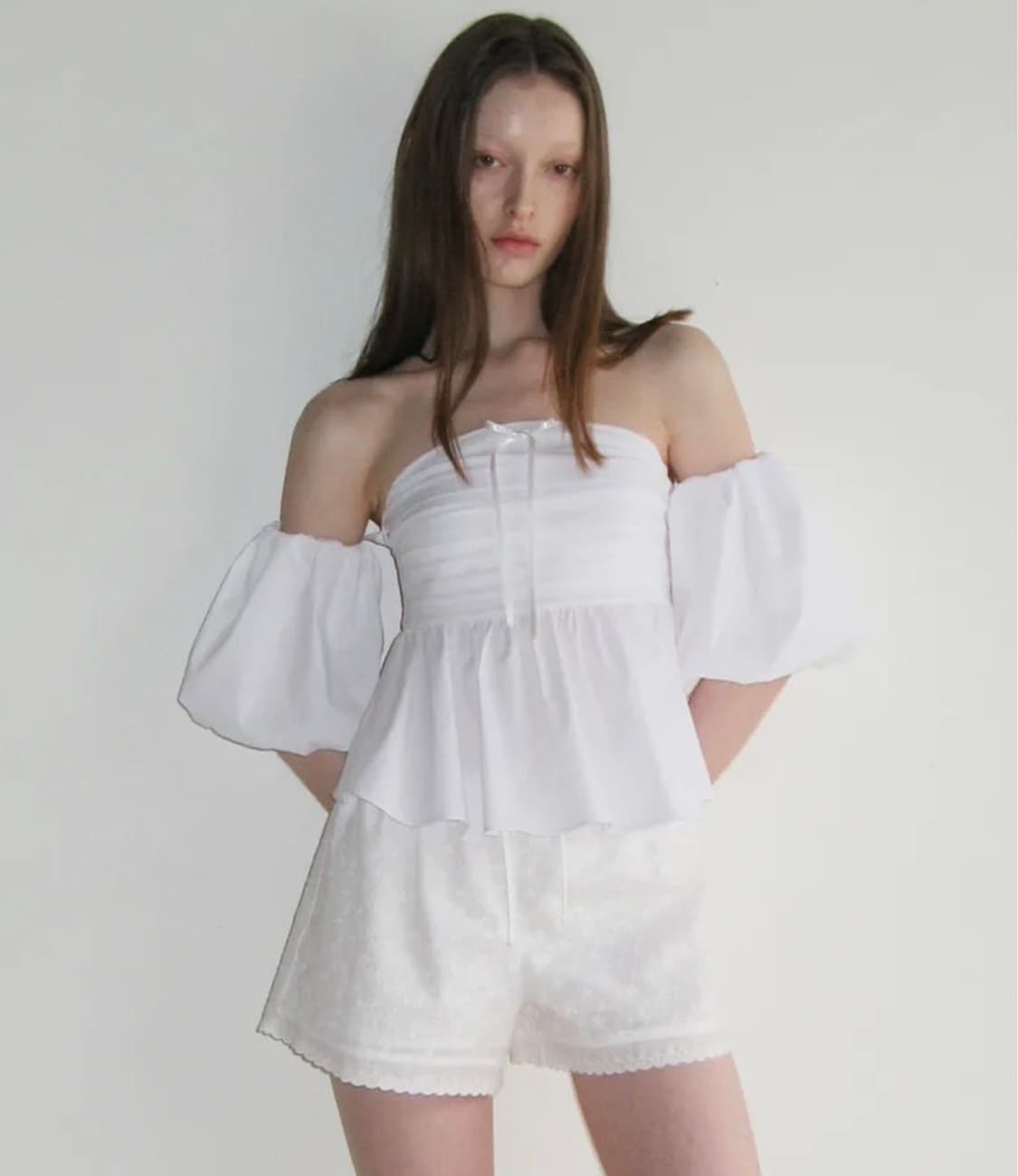시눈(Sinoon) - 2way volume Blouse 상품이미지3