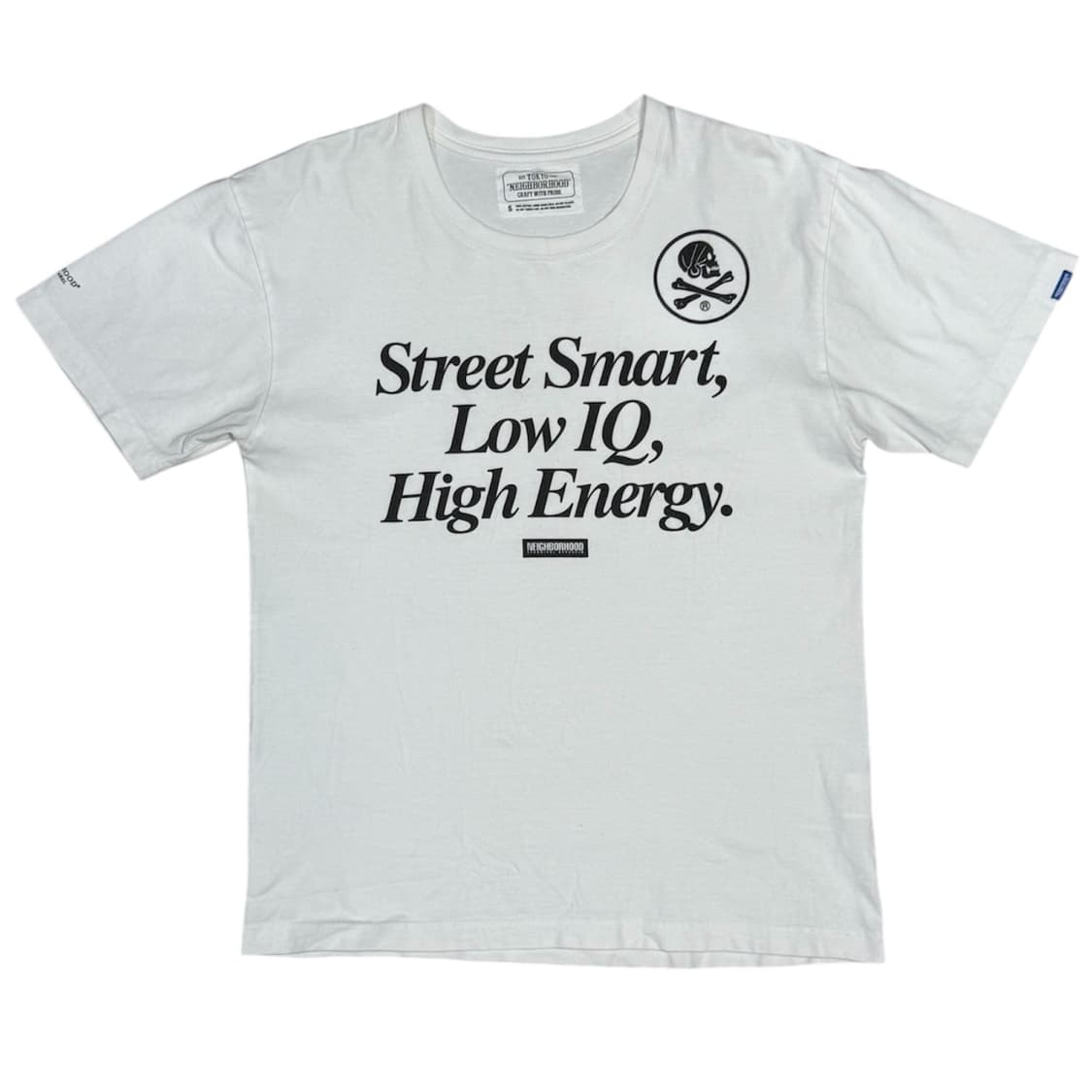 네이버후드 길거리 지식 낮은 지능 높은 에너지 반팔 티셔츠 상품이미지1