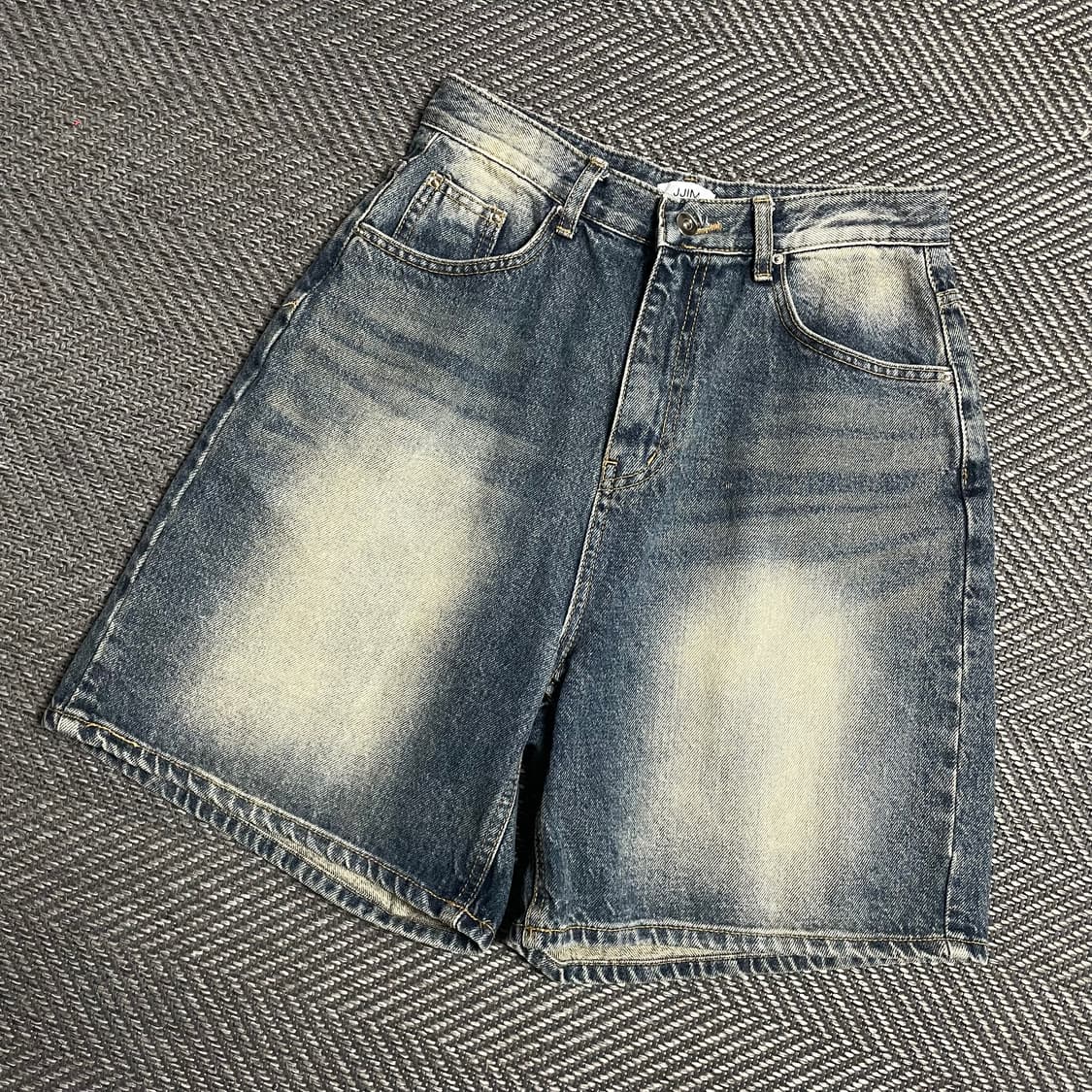 JJIM 빈티지 워싱 데님 버뮤다 팬츠y 5381 상품이미지1