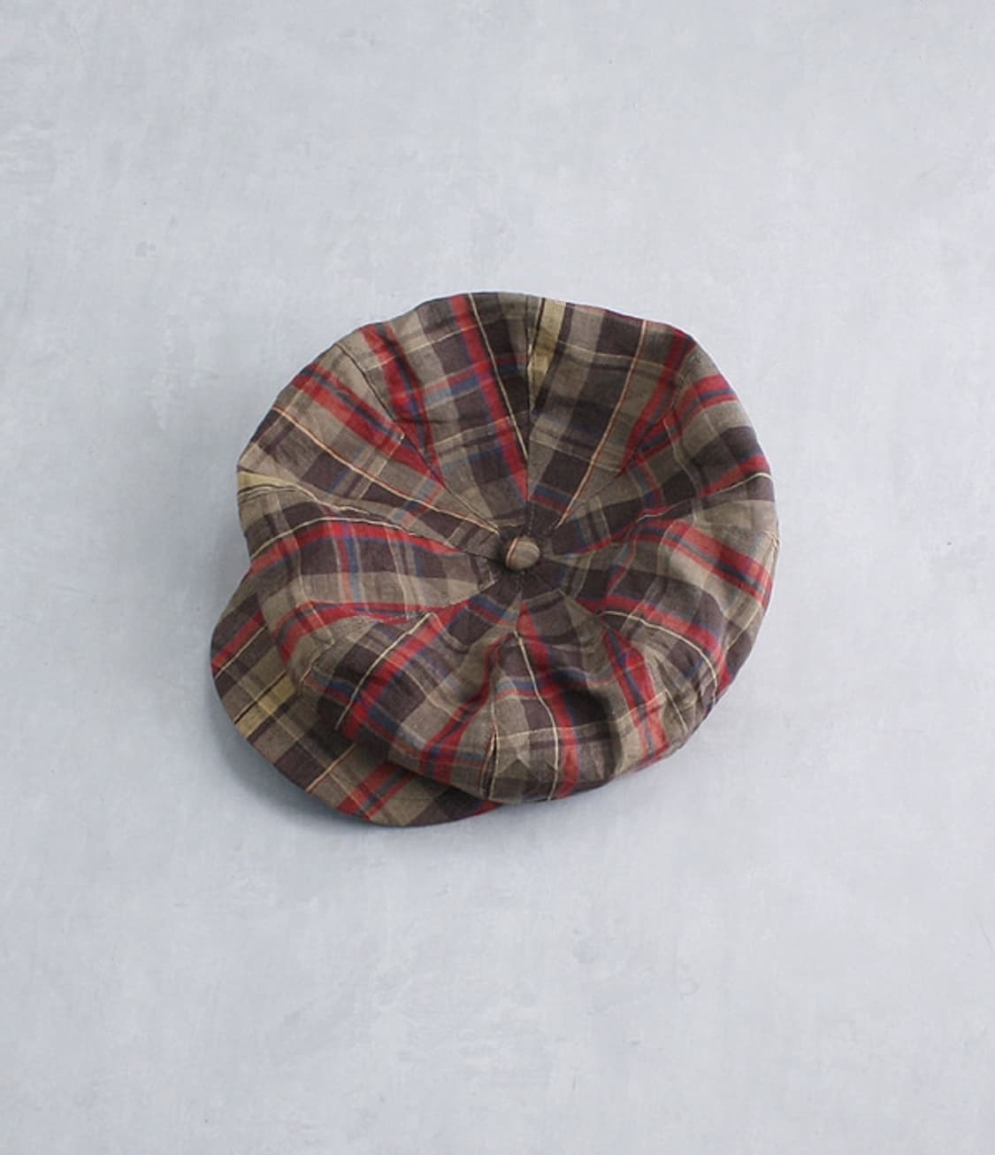 Beams Boy _ check linen newsboy cap 상품이미지7
