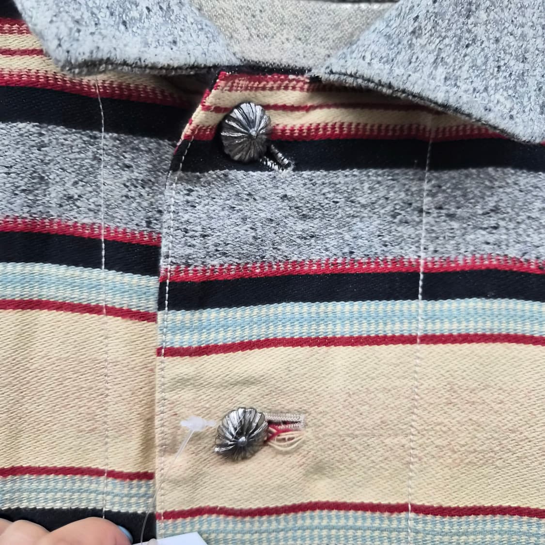 니콜클럽 빈티지 스트라이프 자켓 남성 M 상품이미지4