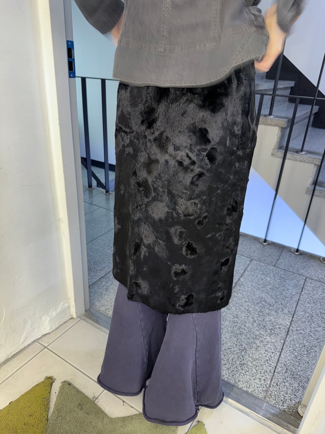 fur skirt 상품이미지4