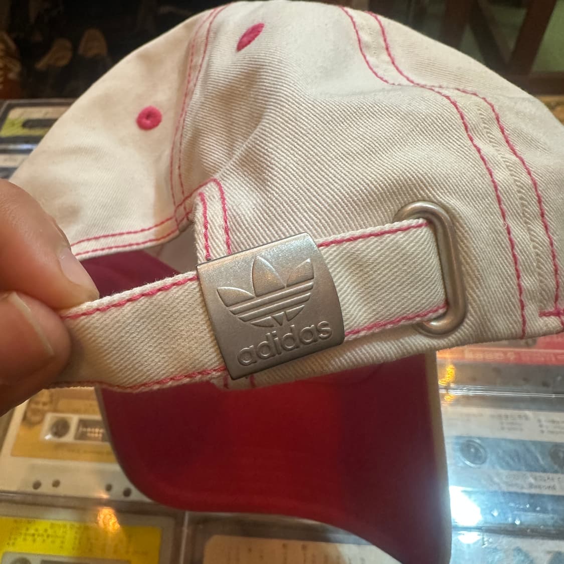 아디다스 핑크 파이어버드 볼캡  상품이미지4