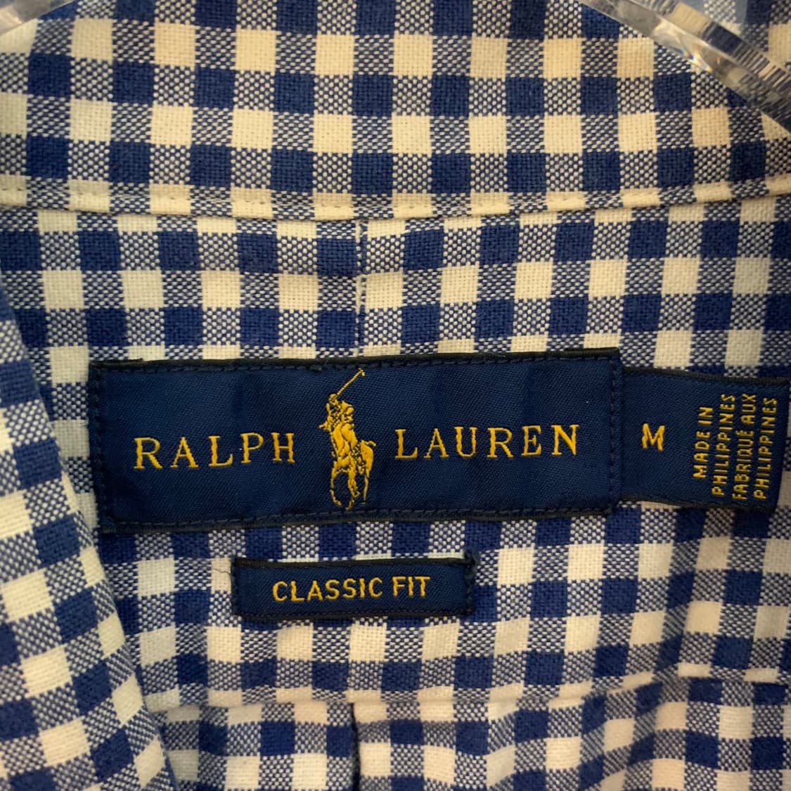 M 폴로랄프로렌 클래식핏 멀티 포니 깅엄 체크 옥스포드 셔츠 남방 상품이미지4
