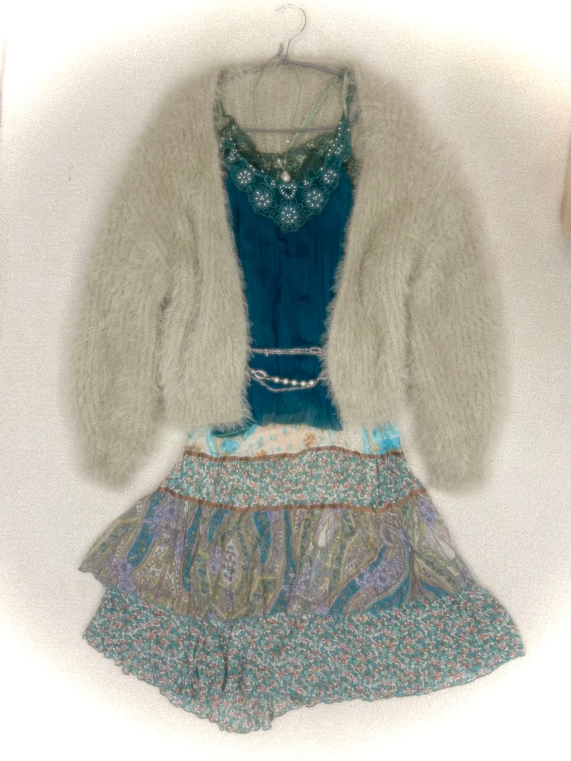 빈티지 히피 패치 윈터페어리 세트 와이즈걸 큐빈티지 상품이미지1