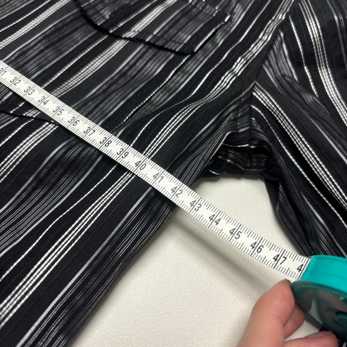 폴리수엠 WESTERN GLITTER STRIPE SHIRT (BLA 상품이미지7