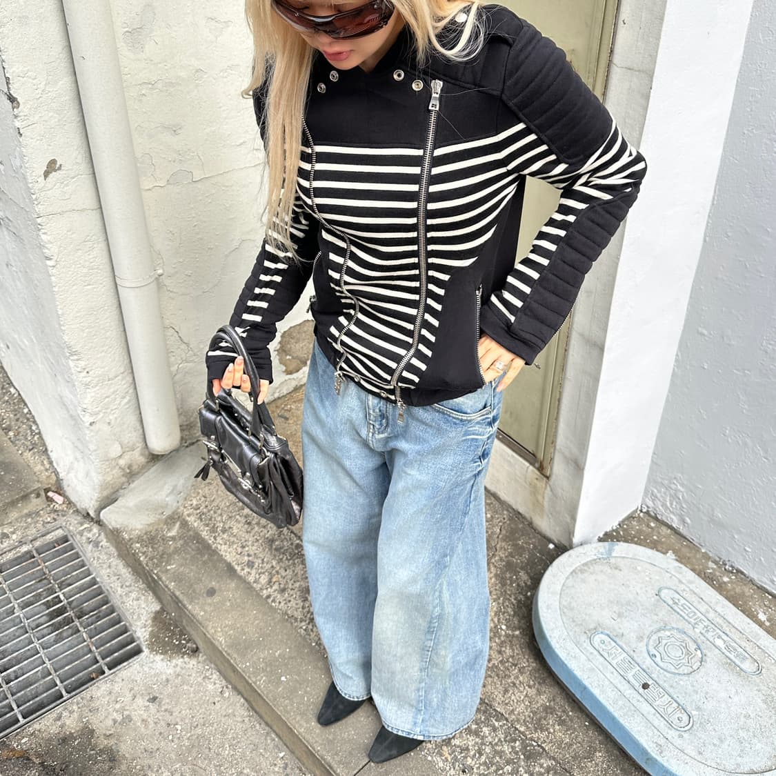 2014 발망 스트라이프 라이더 자켓 상품이미지7