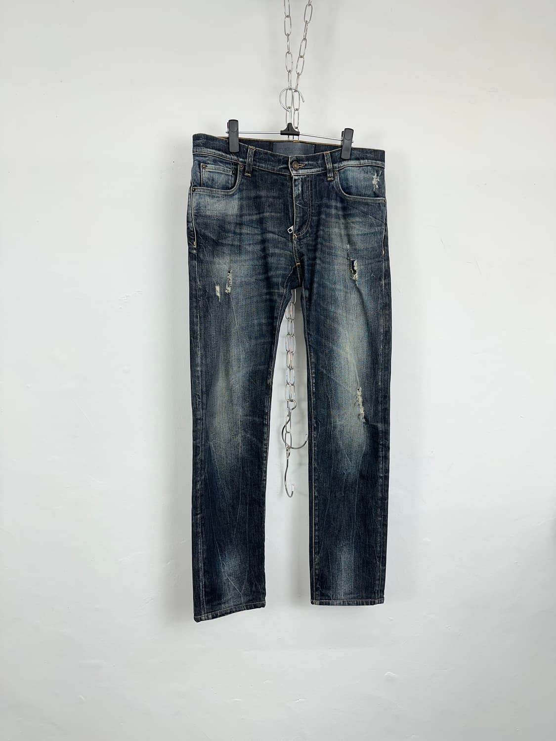 Dolce & Gabbana Distressed Slim Denim Pa 상품이미지5