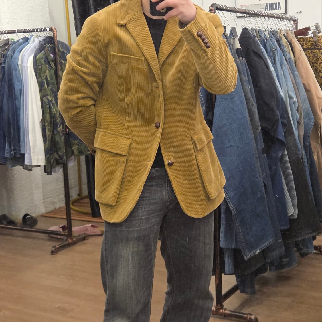 폴로 코듀로이 스포츠자켓 코듀로이 블레이져 L 상품이미지6