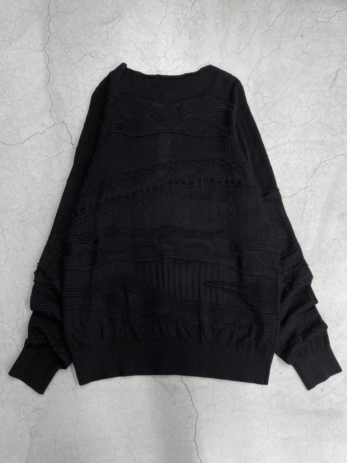 설밤 자카드 오버사이즈 니트 상품이미지3