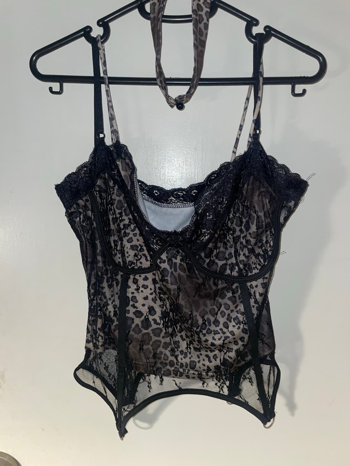 브라운 레오파드 슬립 스카프 set 상품이미지3