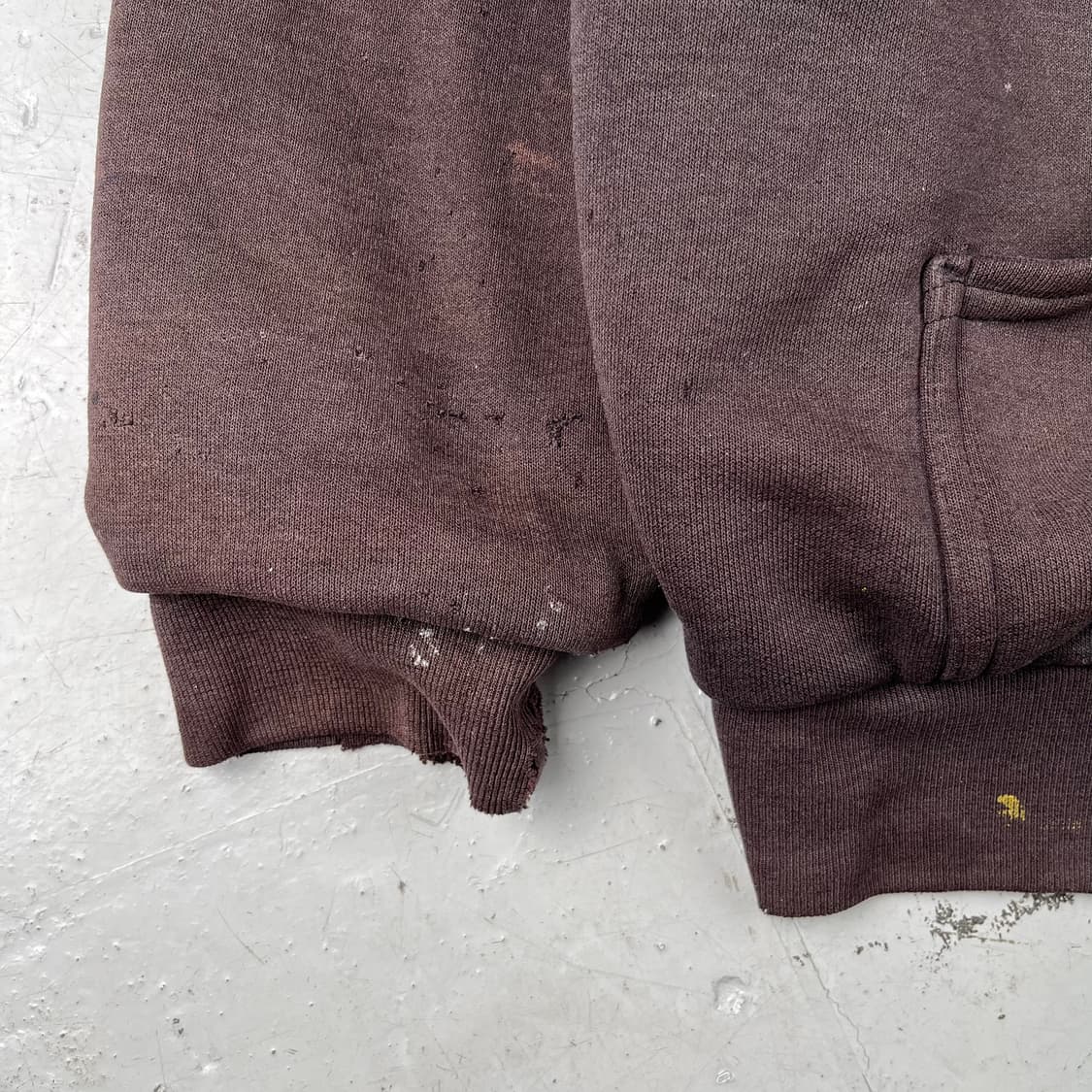 빈티지 칼하트 디스트레스드 써멀 후드집업 상품이미지10