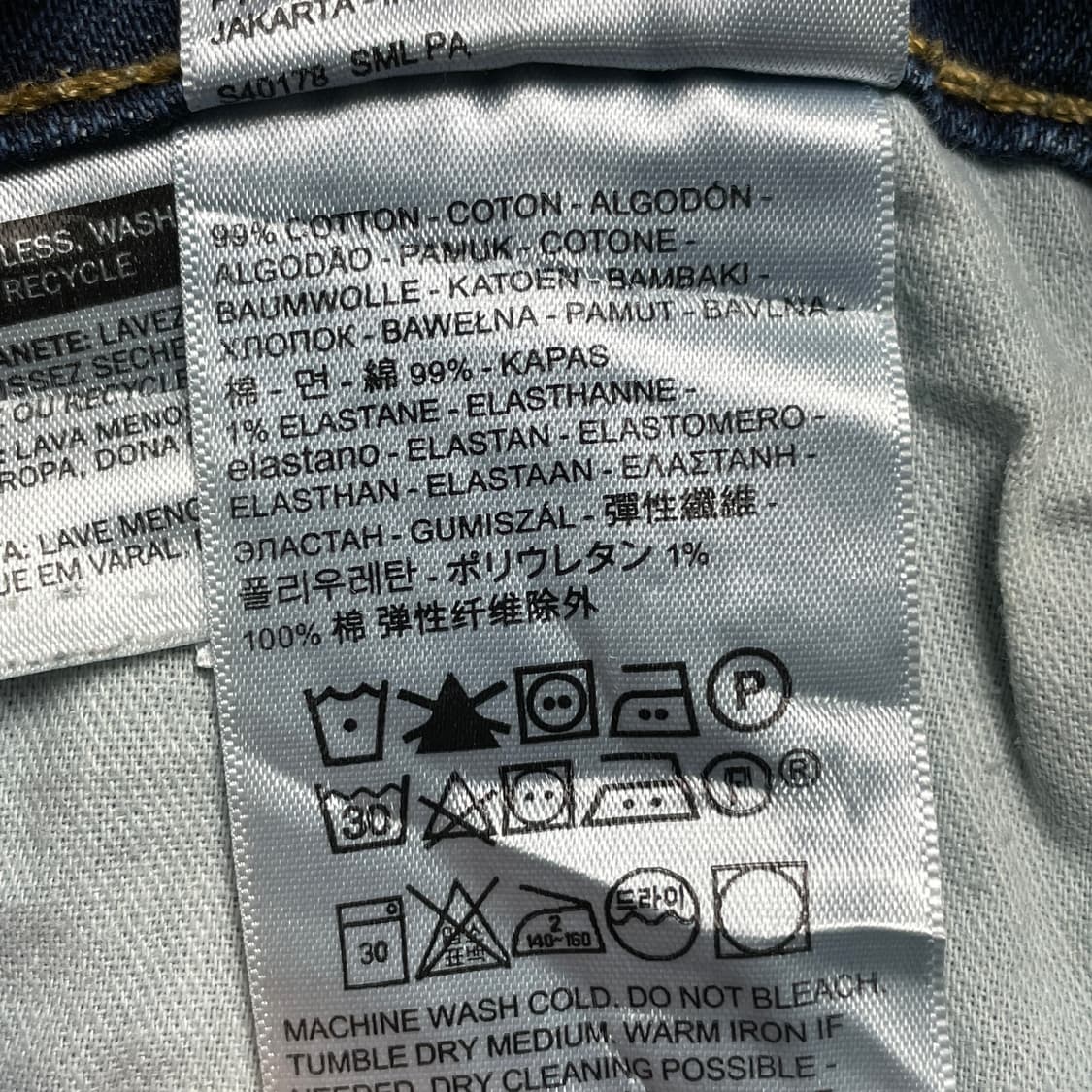 LEVI'S 리바이스541 애슬레틱 테이퍼드핏 데님 코튼팬츠 A00383 상품이미지9