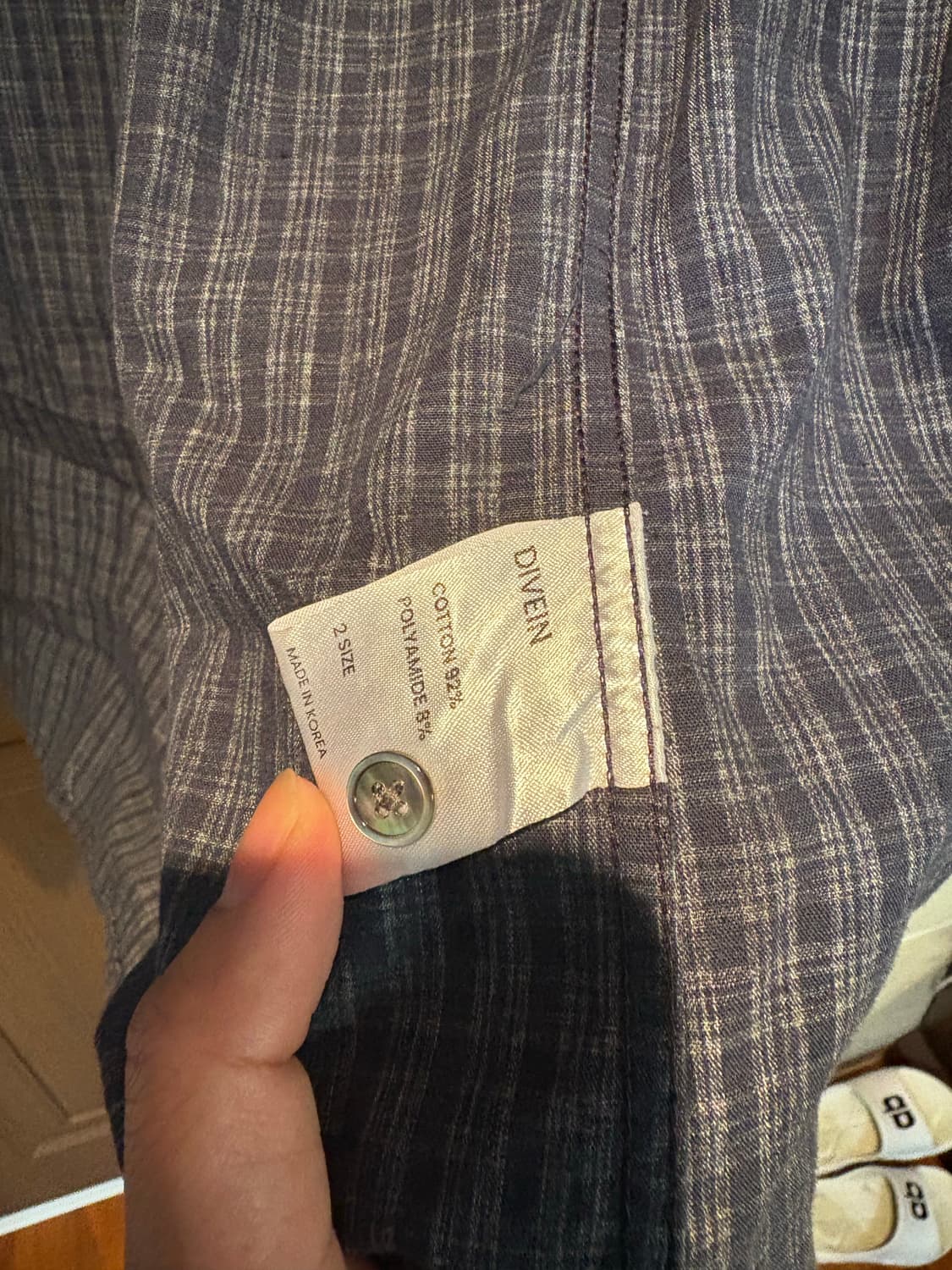 다이브인 체크셔츠  상품이미지3