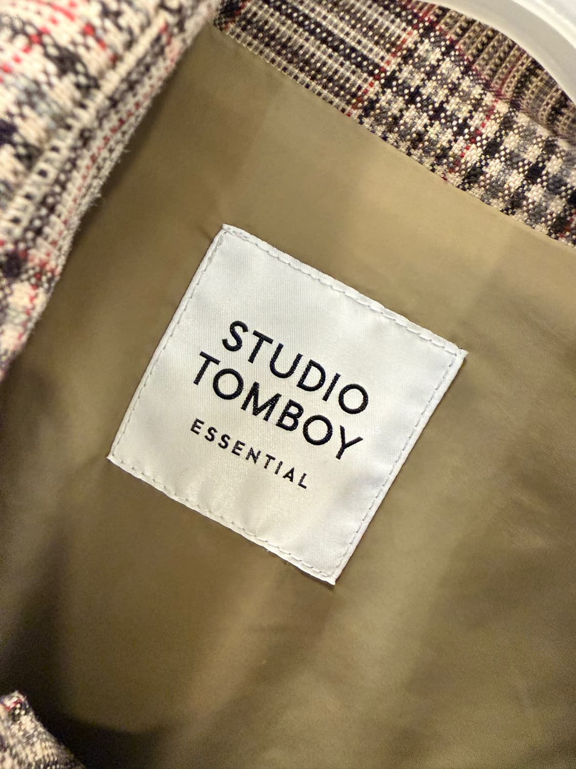 스튜디오톰보이 체크 패딩베스트 상품이미지6