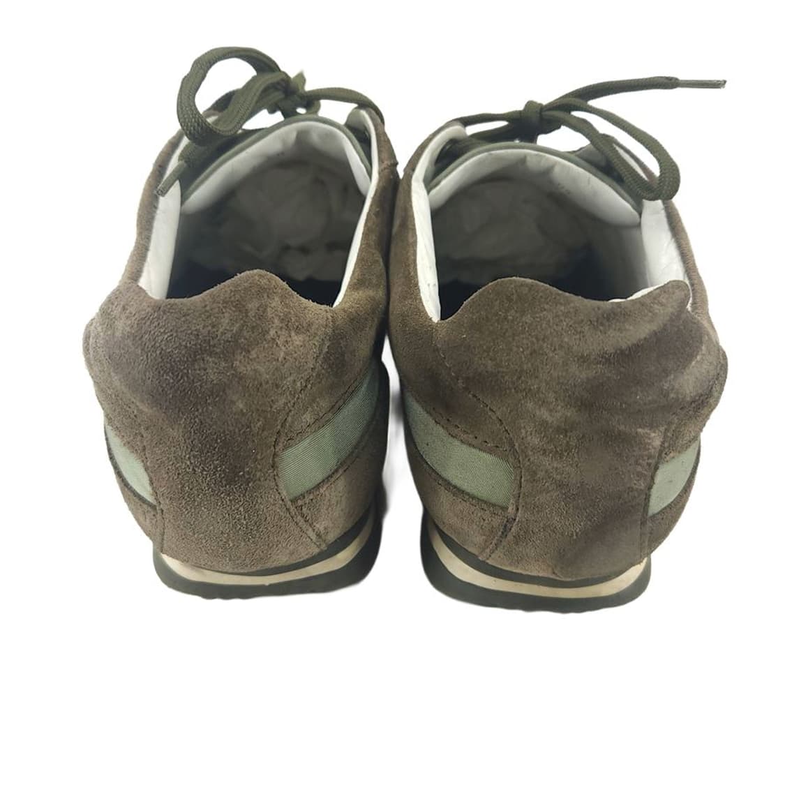 [US8]제냐스포츠 카키 레더배색 스니커즈[Y5C-152] 상품이미지5