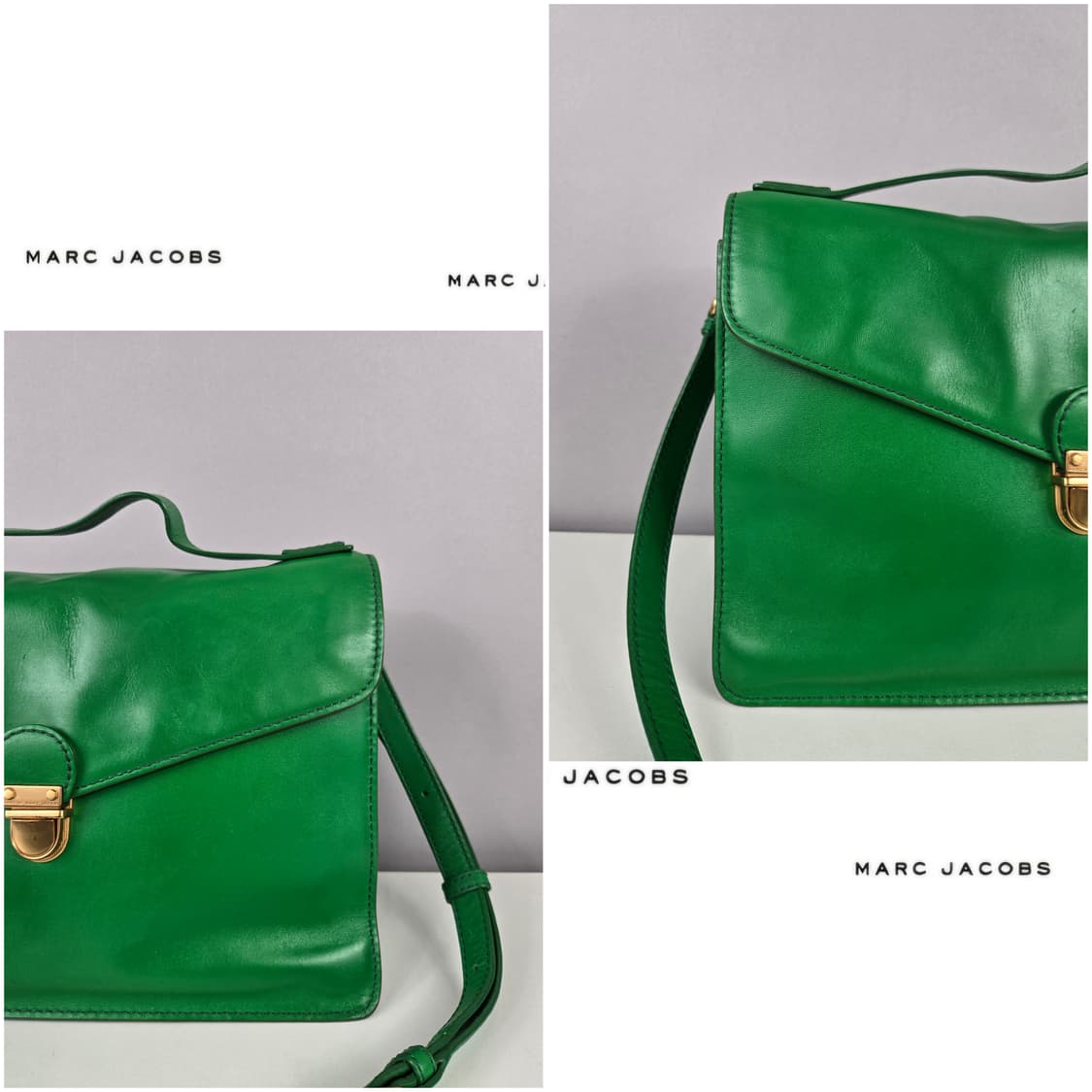 마크제이콥스 레더 사첼백 숄더백 가방 정품 그린 상품이미지2