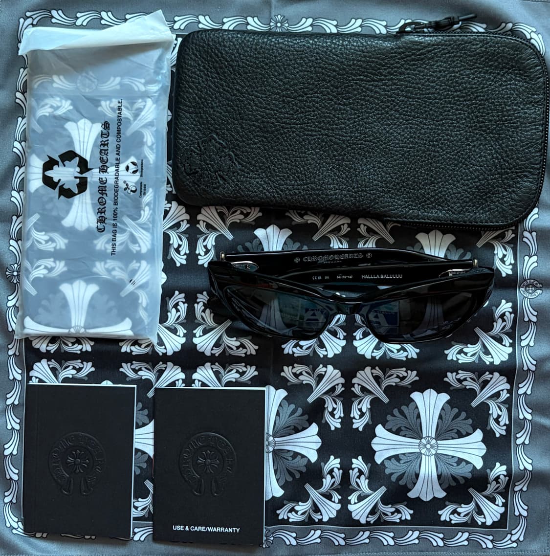 크롬하츠 할라발루 HALLLA BALUUUU 선글라스 블랙 상품이미지8