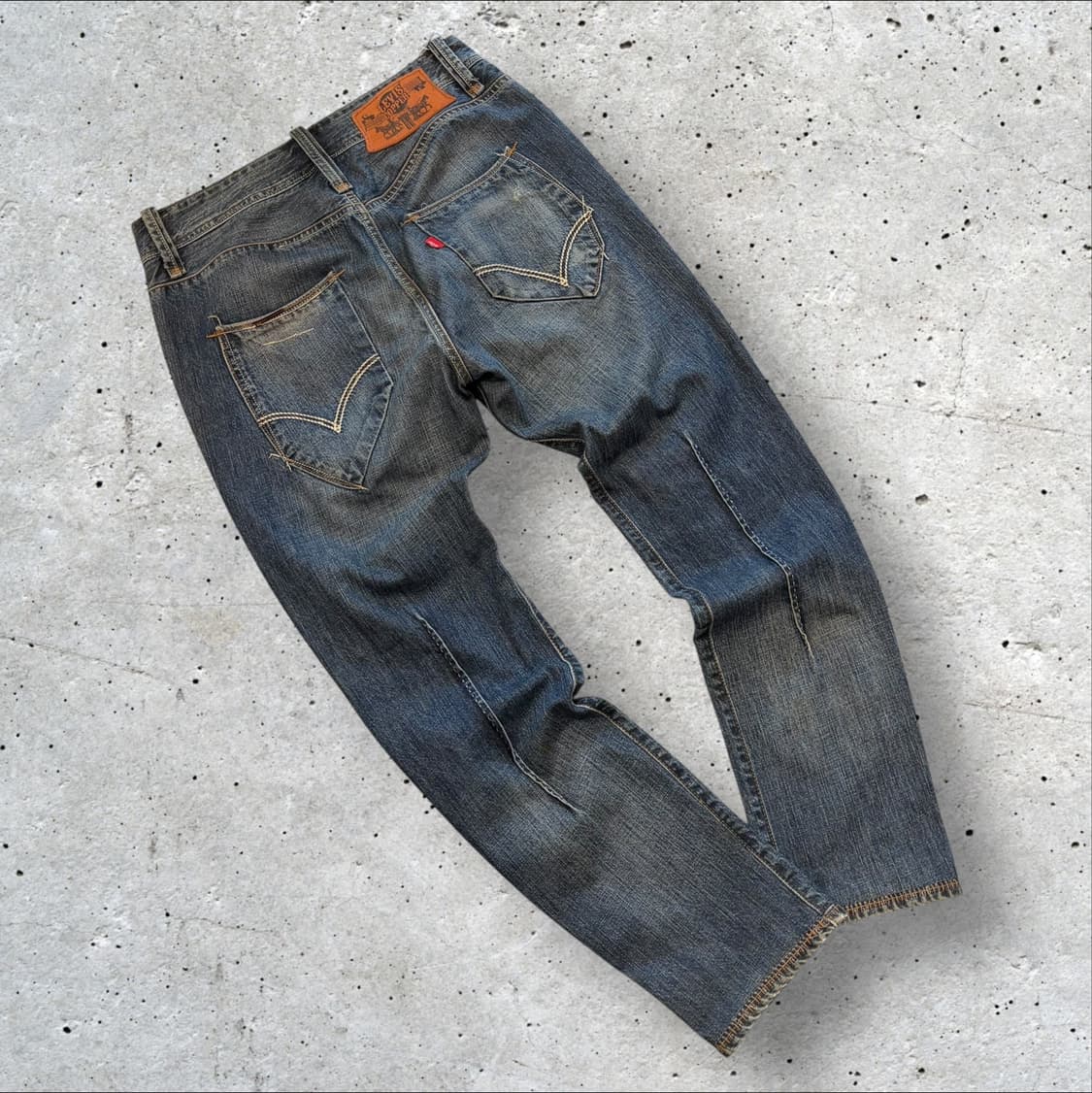 [30x32] 리바이스 쵸퍼 데님 워싱 청바지 패치 데님 C683 상품이미지2