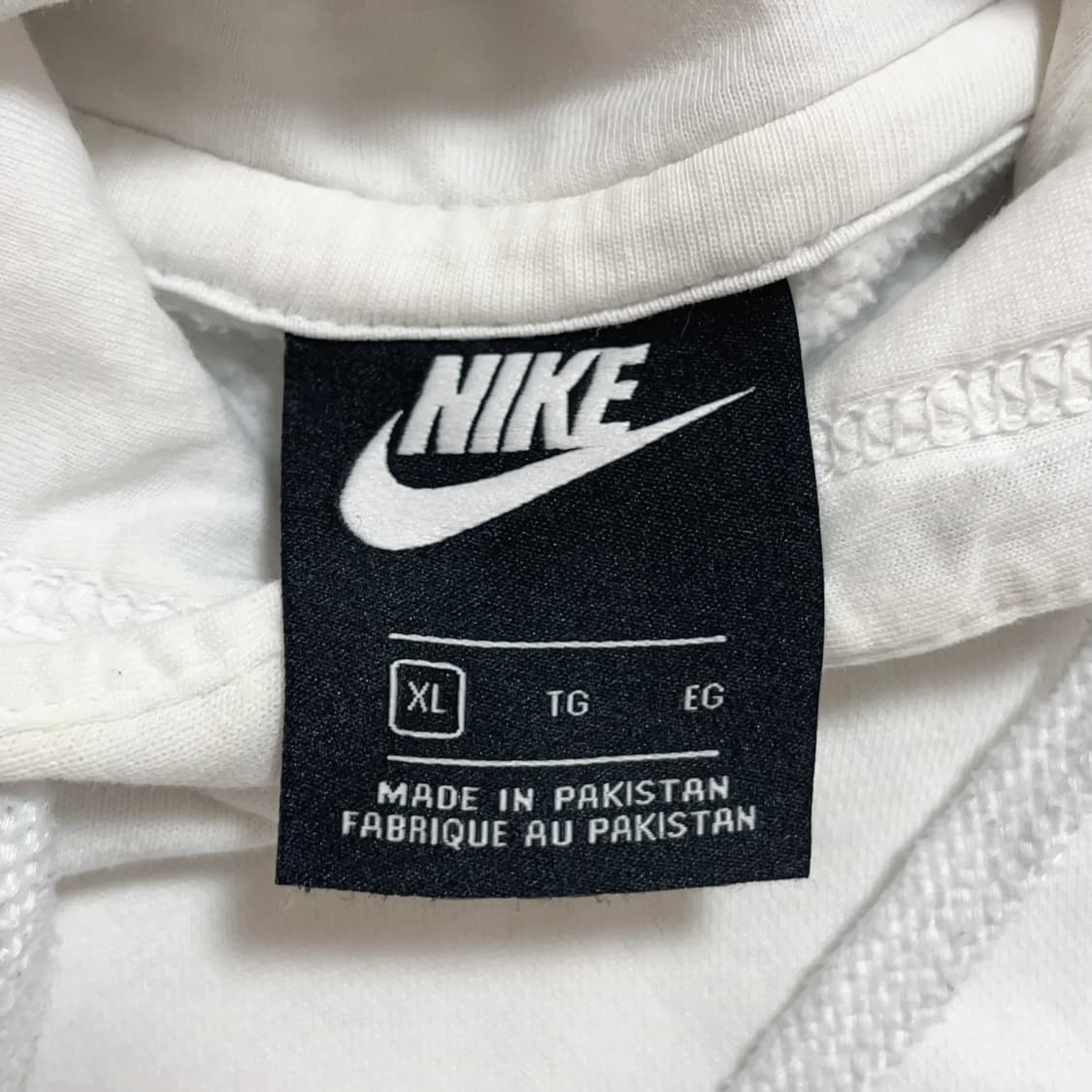 [정품] 나이키 화이트 푸츄라 후드티 [ XL ] 상품이미지4