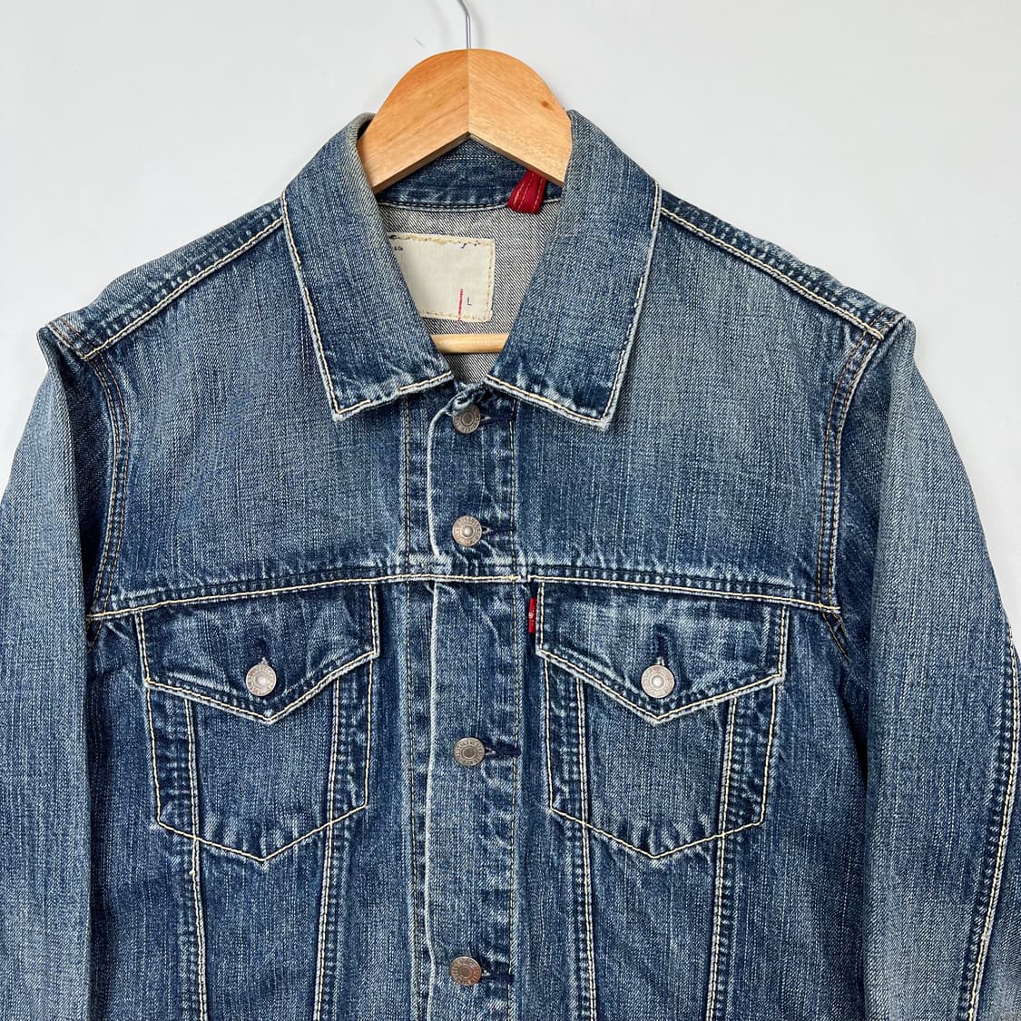 Levis 리바이스 redloop 워싱 데님 자켓 상품이미지3