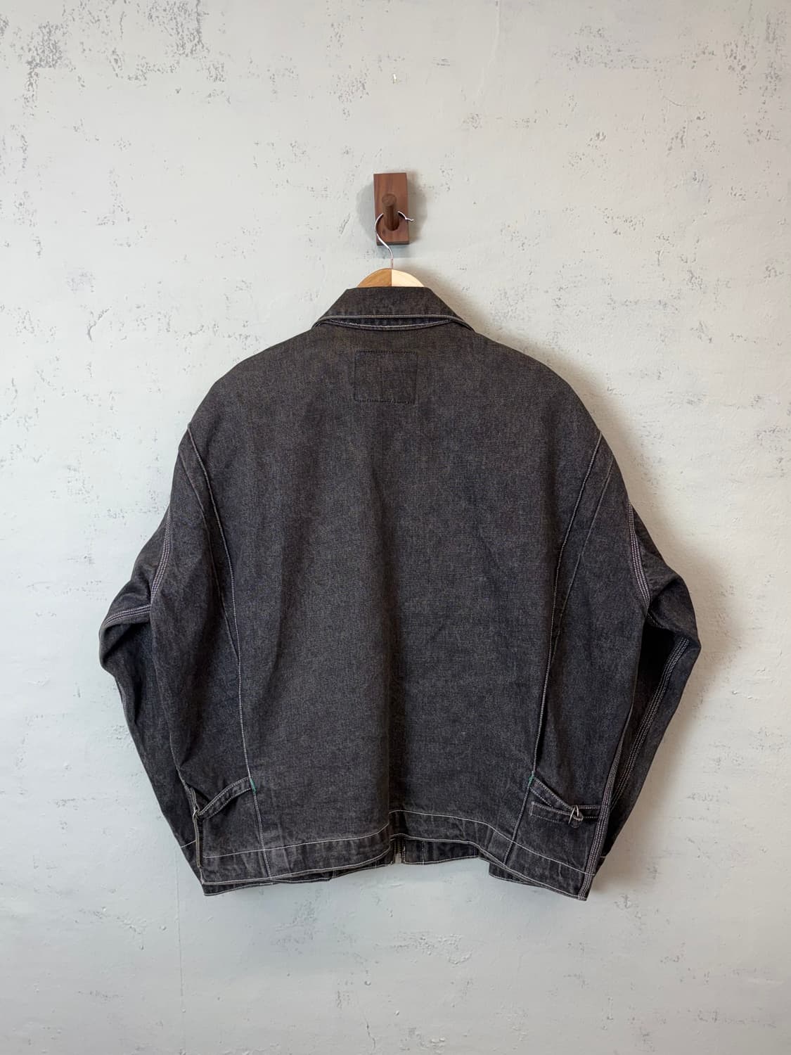 90s 빈티지 흑청 워크자켓 상품이미지2