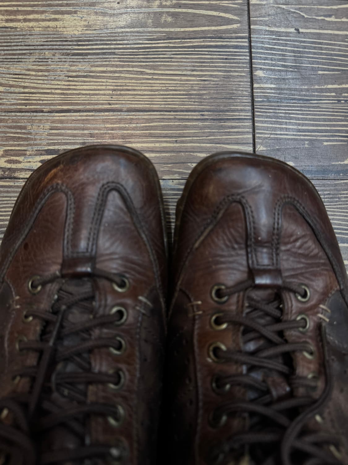 희소성 닥터마틴 빈티지 스티지 브라운 레더 슈즈 270~275 상품이미지5