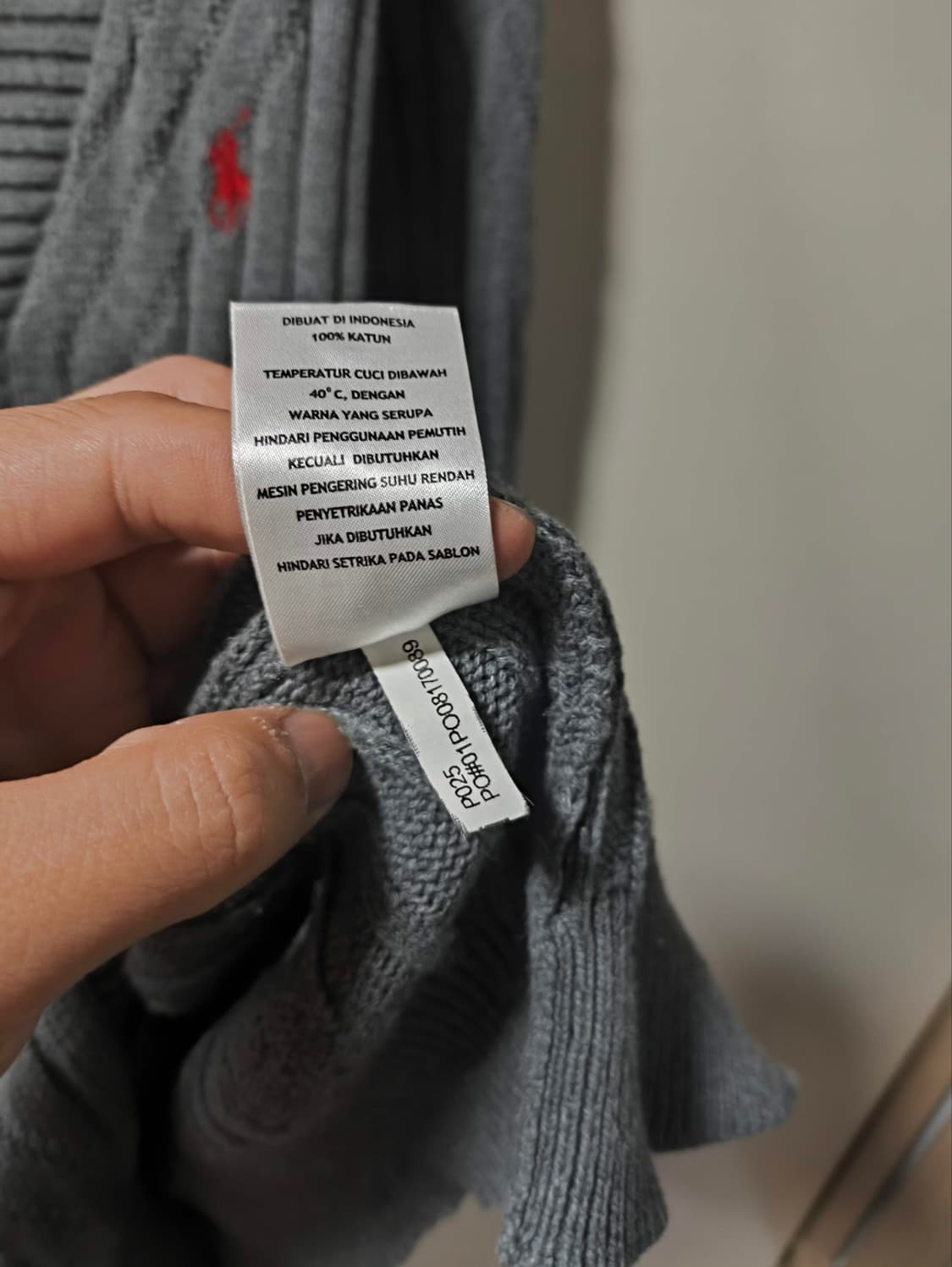 M 폴로랄프로렌 숄카라 레드포니 가디건 상품이미지7