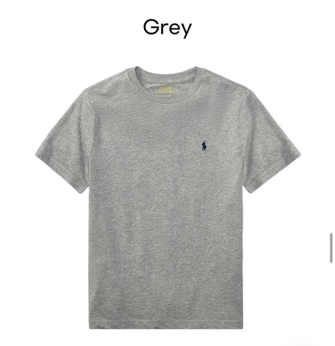 폴로 랄프로렌 회색 반팔 티셔츠 상품이미지1