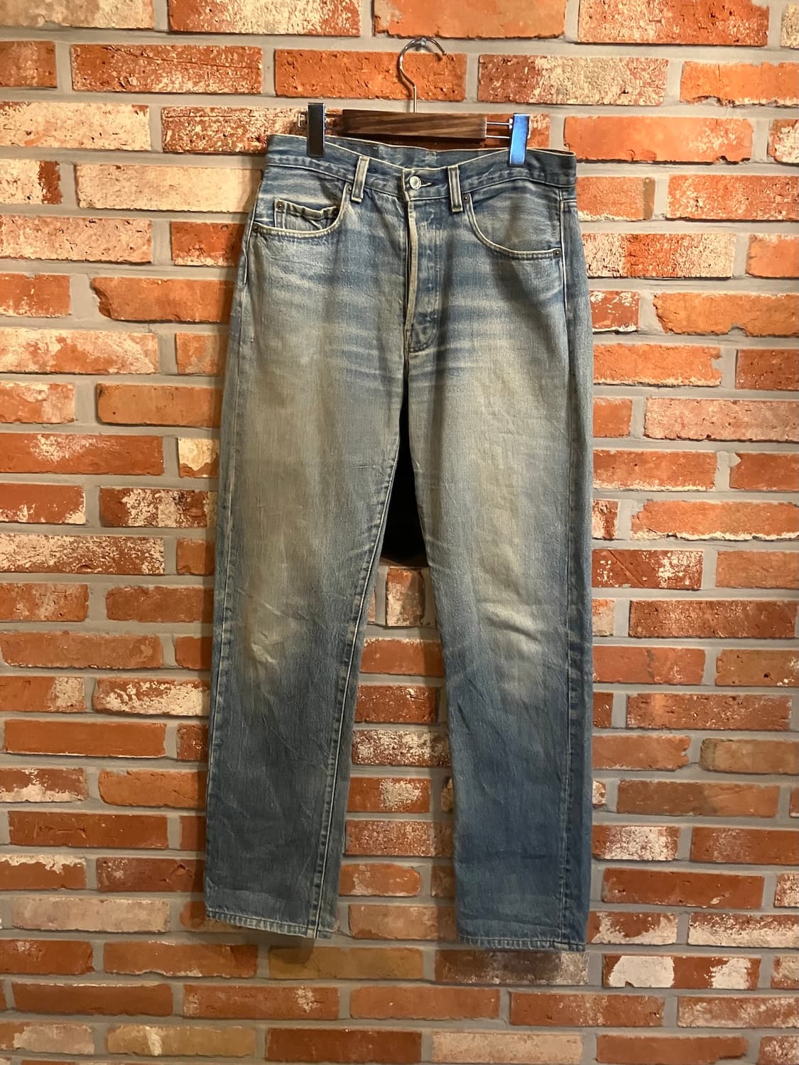 80s USA 빈티지 리바이스 501 이행기 66후기 논셀비지 데님 팬츠 상품이미지2