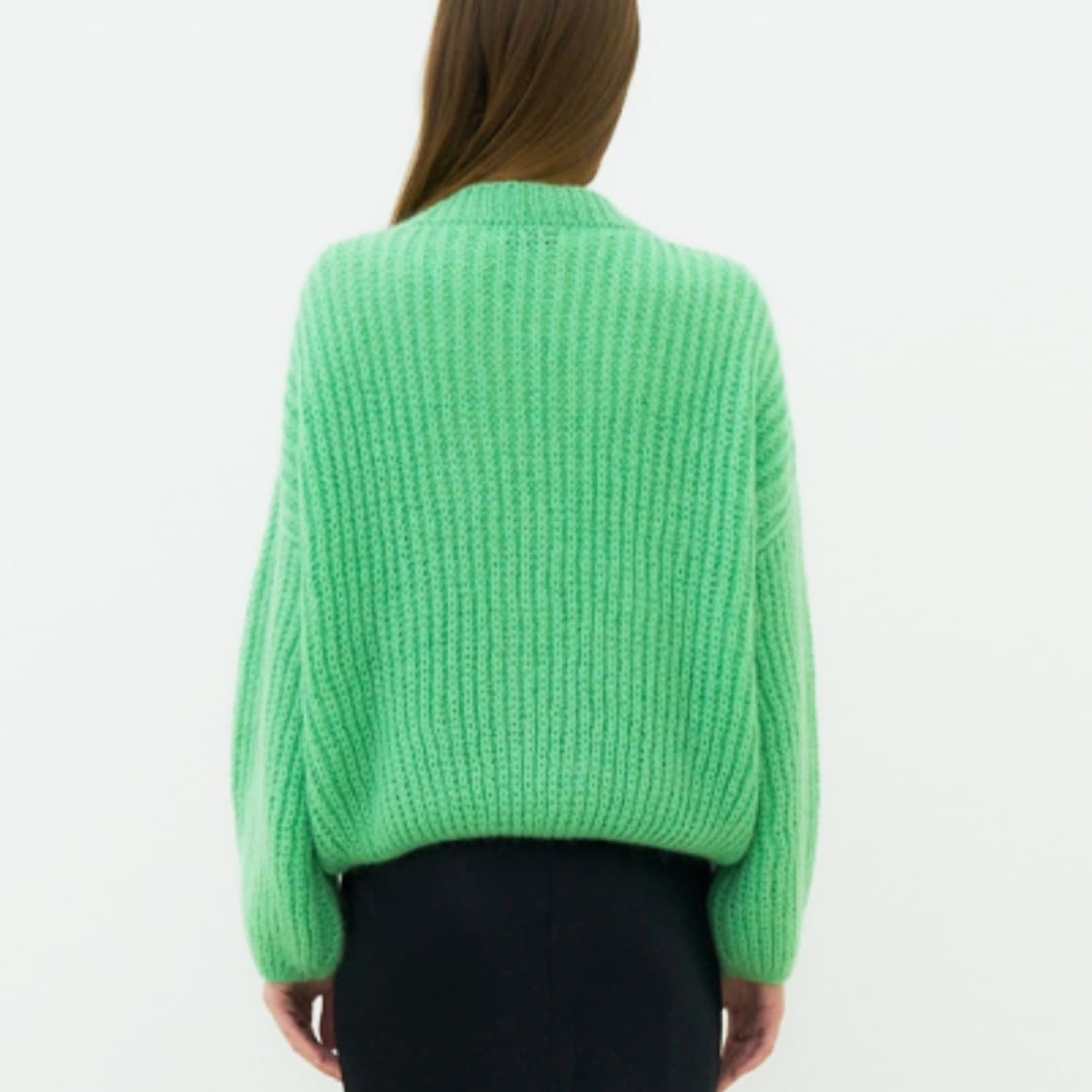 히로인(HEROINE) 모헤어 볼륨 니트가디건 프리사이즈 상품이미지3