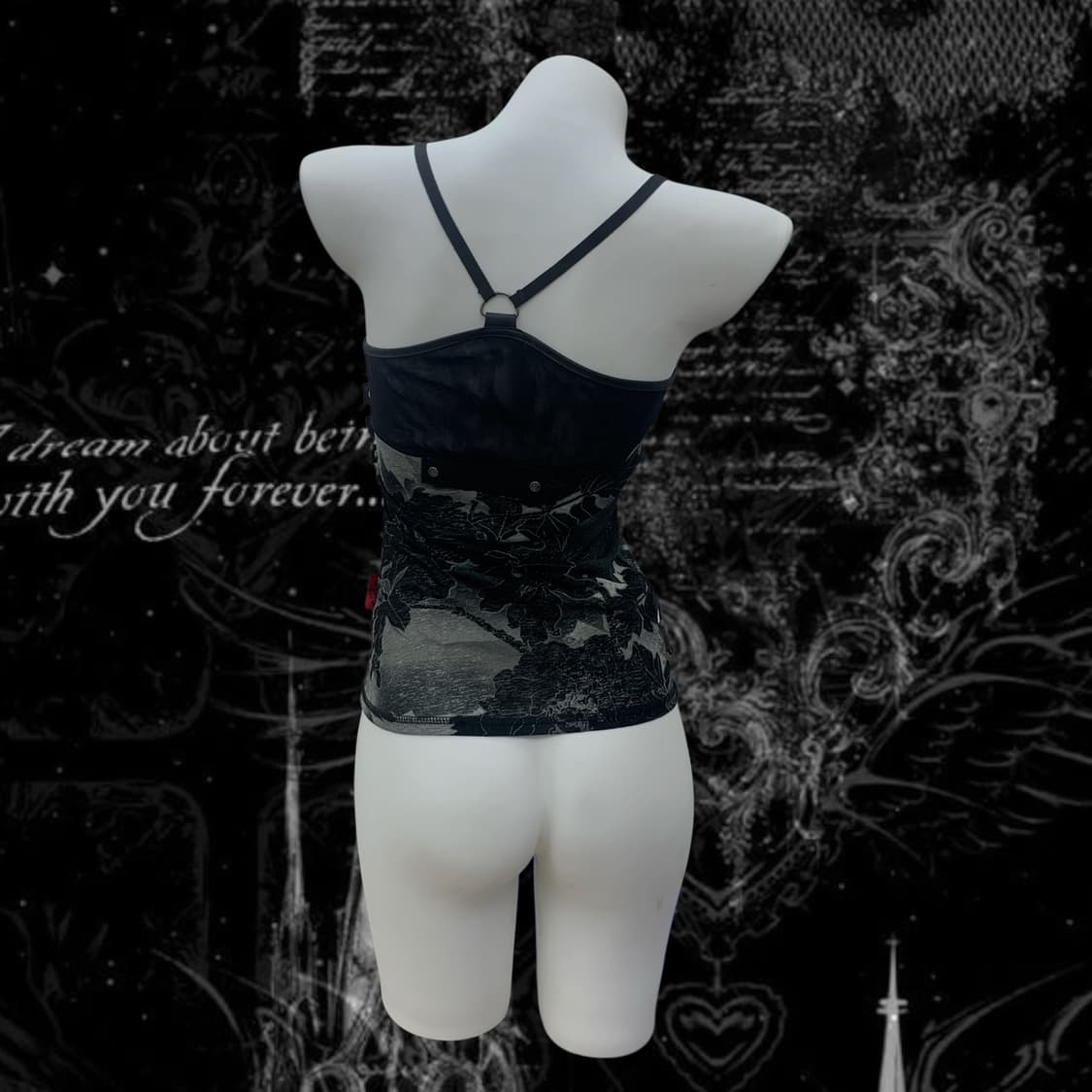Ozz croce oriental grunge slip top  상품이미지3