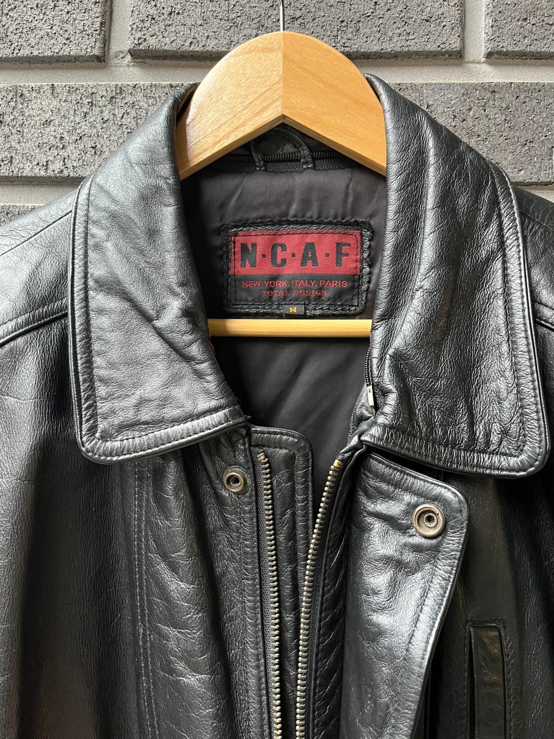 90s lambskin 양가죽 자켓 블랙 상품이미지7