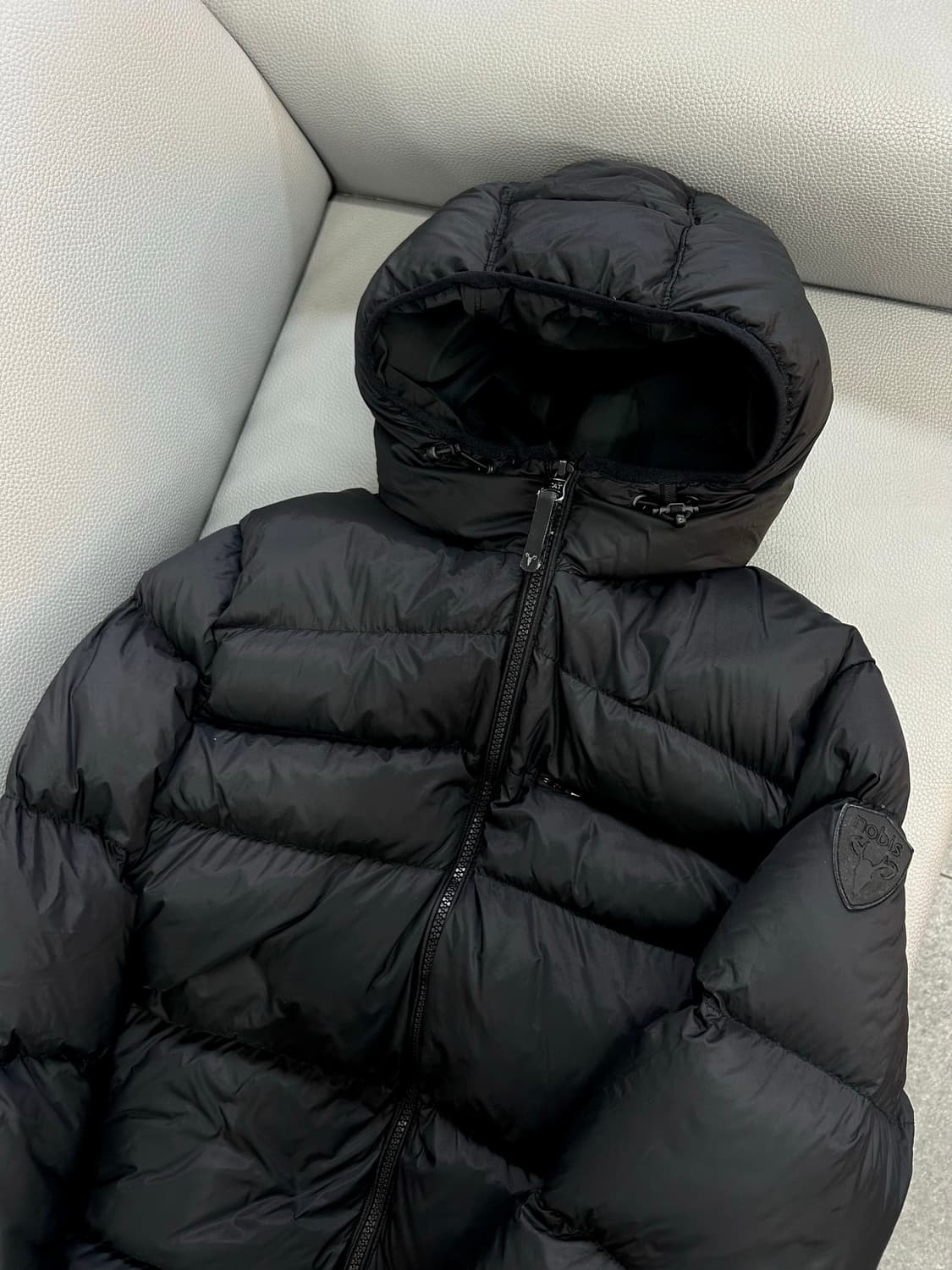 노비스 깁슨 리버시블 블랙 롱패딩(S) 상품이미지7
