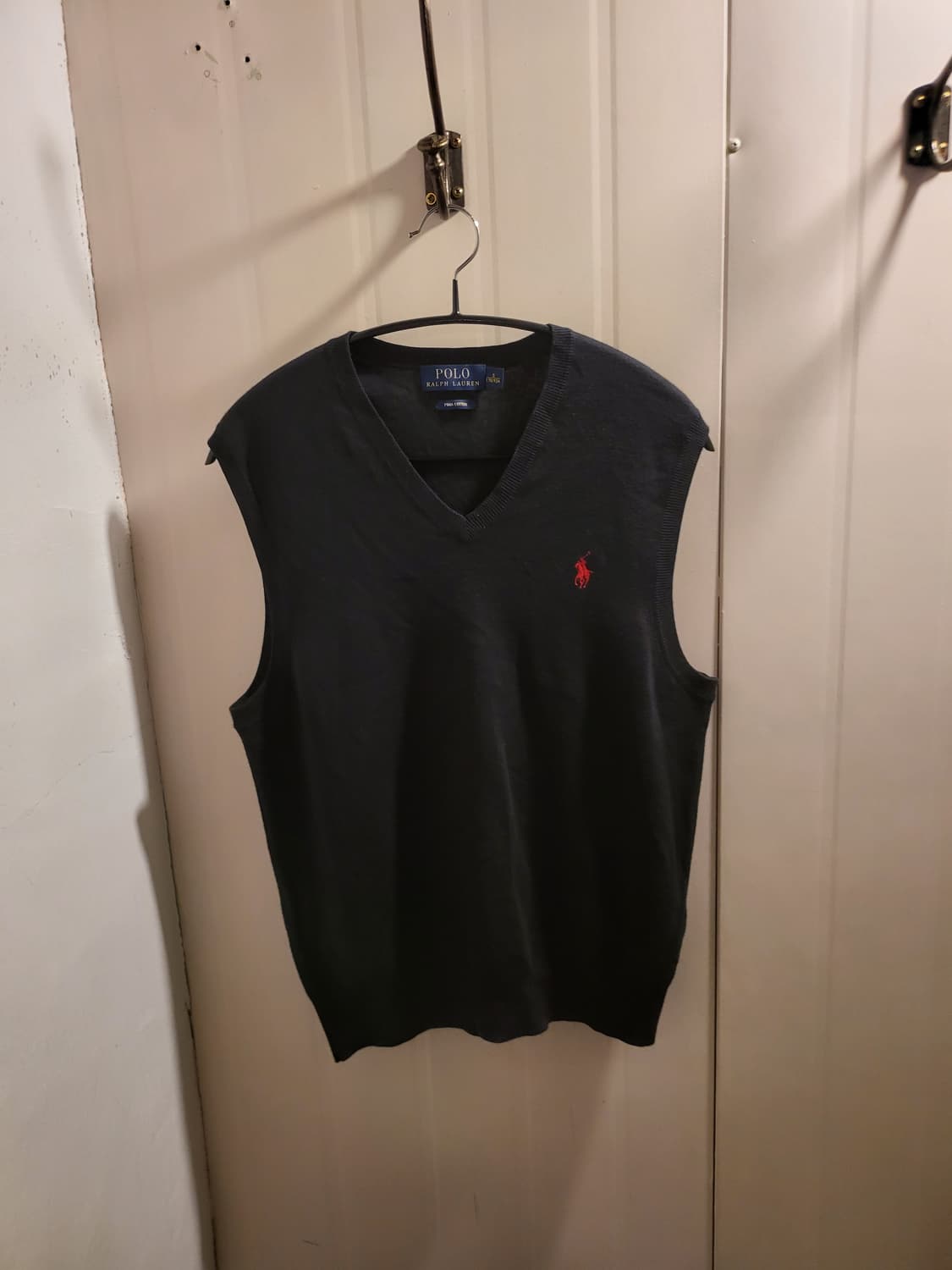 폴로 랄프로렌 블랙 니트 조끼 상품이미지1