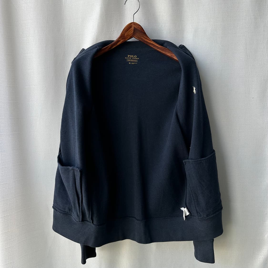 폴로 랄프로렌 퍼포먼스 풀 지퍼 트랙 니트 자켓 네이비 M 상품이미지8