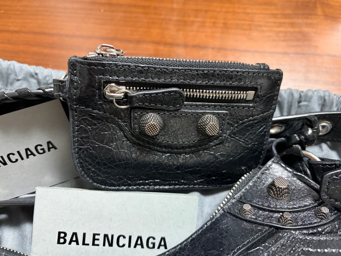 발렌시아가 르 카골 숄더백 블랙 XS 상품이미지2