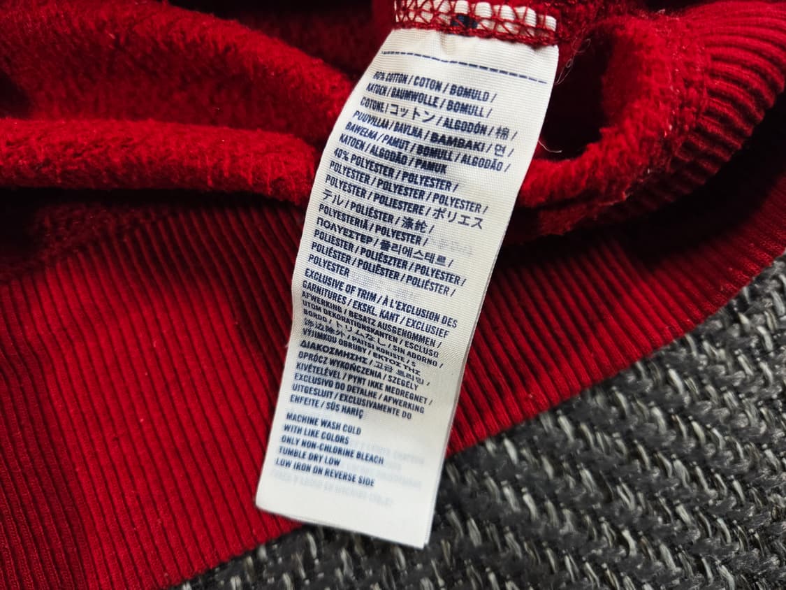 아베크롬비 순록 자수 로고 레드 후드집업 상품이미지5