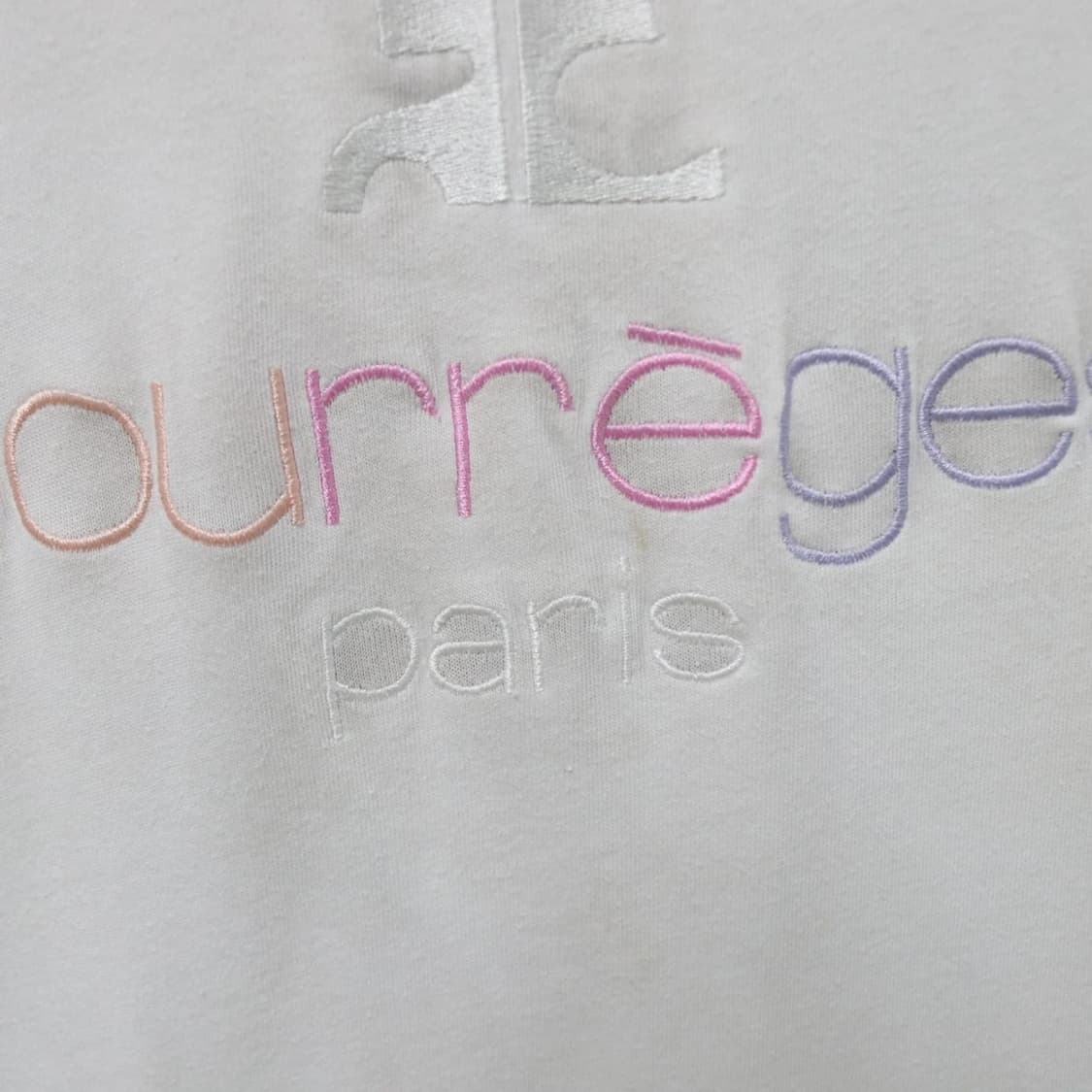 90'S 꾸레쥬 반팔 티셔츠 66024 상품이미지4