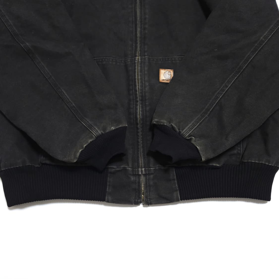 칼하트 OG J130 샌드스톤 덕액티브 워크 자켓 블랙 상품이미지7